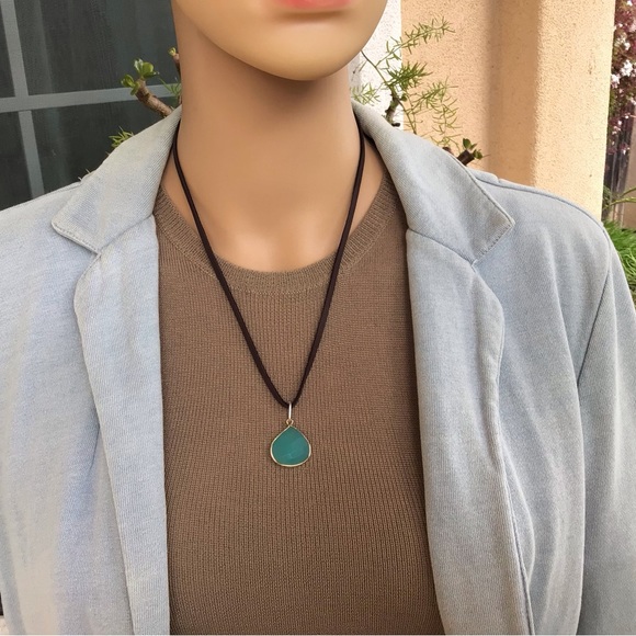 Chalcedony Sundance Charm Necklace - Picture 7 of 9